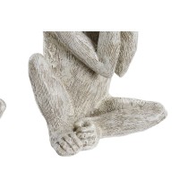 Deko-Figur DKD Home Decor Beige Weiß Harz (14,5 x 11 x 19 cm) (3 Stück)