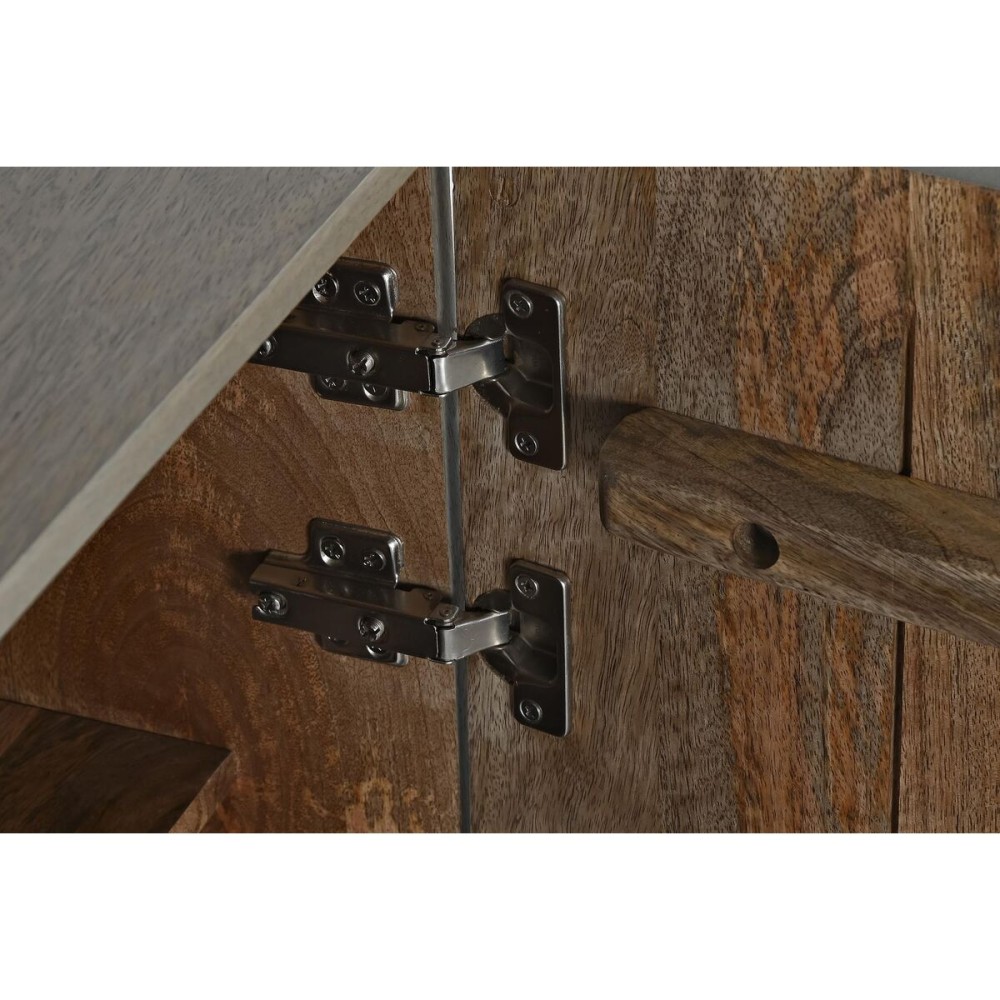 Buffet DKD Home Decor Gris Naturel Métal Bois de manguier 177 x 45 x 74 cm