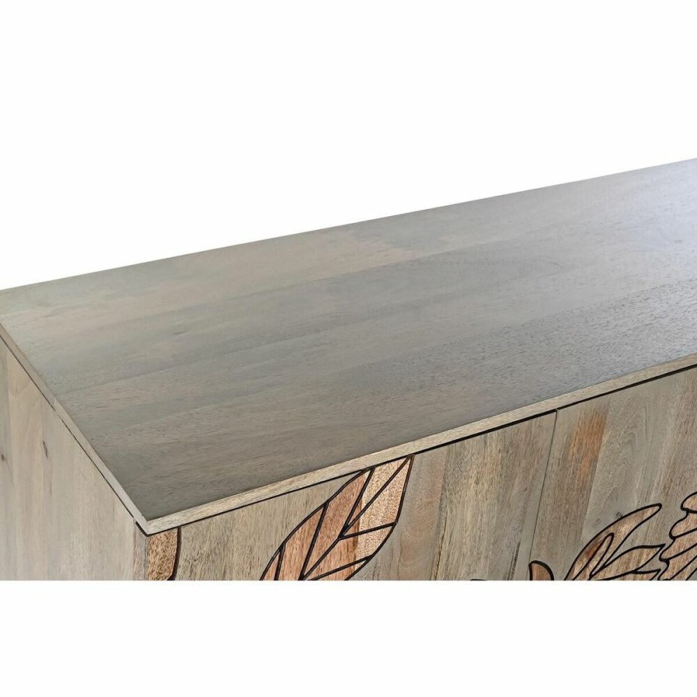 Buffet DKD Home Decor Gris Naturel Métal Bois de manguier 177 x 45 x 74 cm