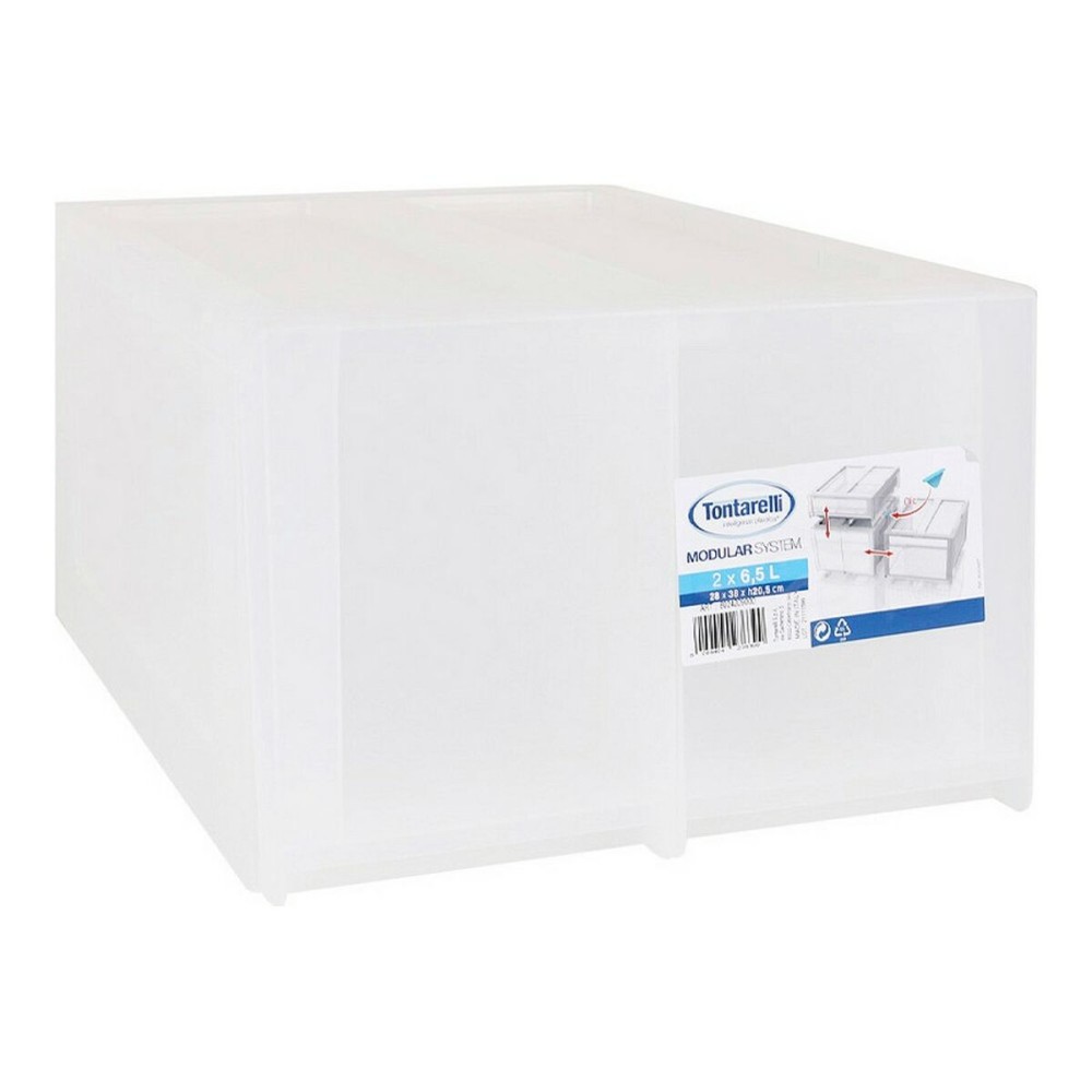 Aufbewahrungsbox Tontarelli Modular Weiß 29 x 38 x 20,5 cm