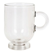 Satz von Kaffeetassen Royal Leerdam Sentido Expresso Durchsichtig Edelstahl Kristall 80 ml 6 Stücke (6 Stück)