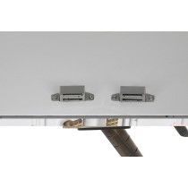 Anrichte DKD Home Decor Weiß Grau Gold Metall Mango-Holz 152 x 43 x 84 cm