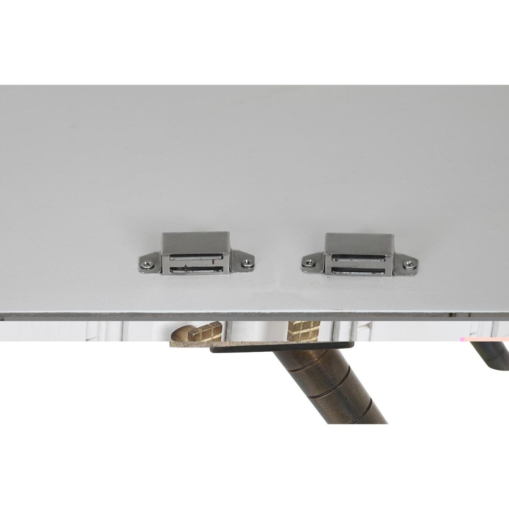 Buffet DKD Home Decor Blanc Gris Doré Métal Bois de manguier 152 x 43 x 84 cm