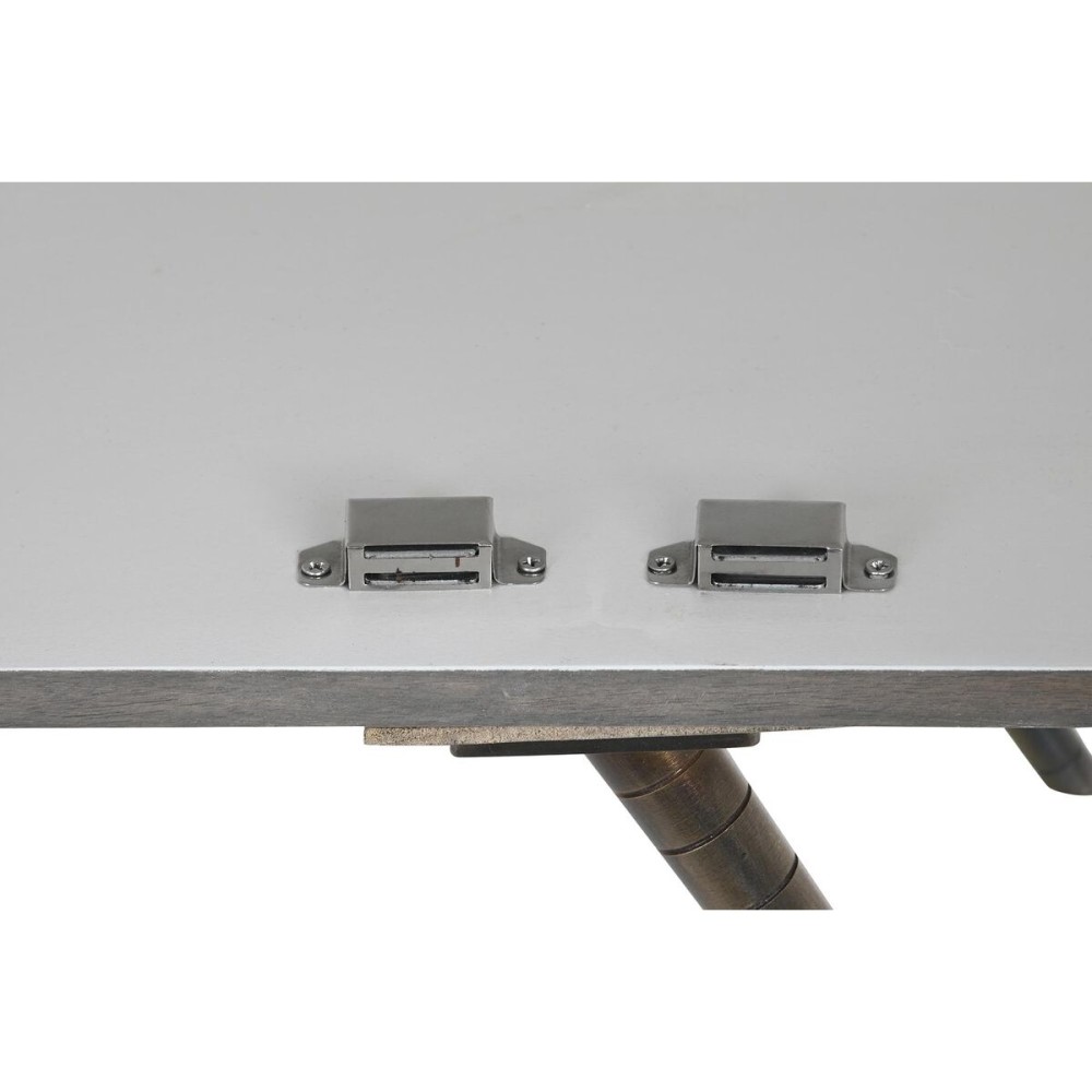 Buffet DKD Home Decor Blanc Gris Doré Métal Bois de manguier 152 x 43 x 84 cm