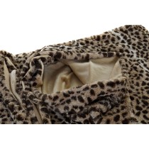 Couverture DKD Home Decor Sauvage Noir Orange (130 x 170 x 2 cm)