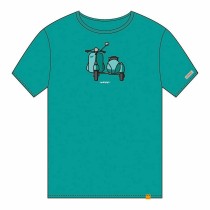 T shirt à manches courtes Cállate la Boca Turquoise Side-car