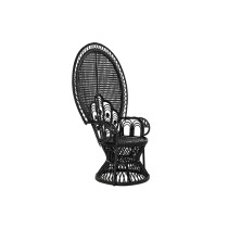 Gartenstuhl DKD Home Decor Weiß Schwarz 96 x 66 x 145 cm 96 x 66 x 140 cm