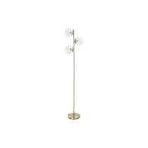 Stehlampe DKD Home Decor 35 x 25 x 167 cm Kristall Gold Metall Durchsichtig 220 V 50 W