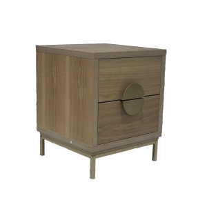 Nachttisch DKD Home Decor Metall MDF (50 x 35 x 60 cm)
