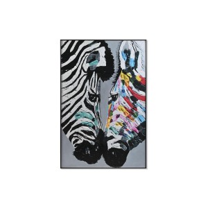Bild DKD Home Decor Aluminium Holz MDF 80 x 3 x 120 cm 80 x 3,5 x 120 cm