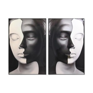 Bild DKD Home Decor Aluminium Holz MDF 80 x 3 x 120 cm 80 x 3,5 x 120 cm