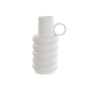 Vase DKD Home Decor aus Keramik Weiß (11,5 x 9 x 19 cm)