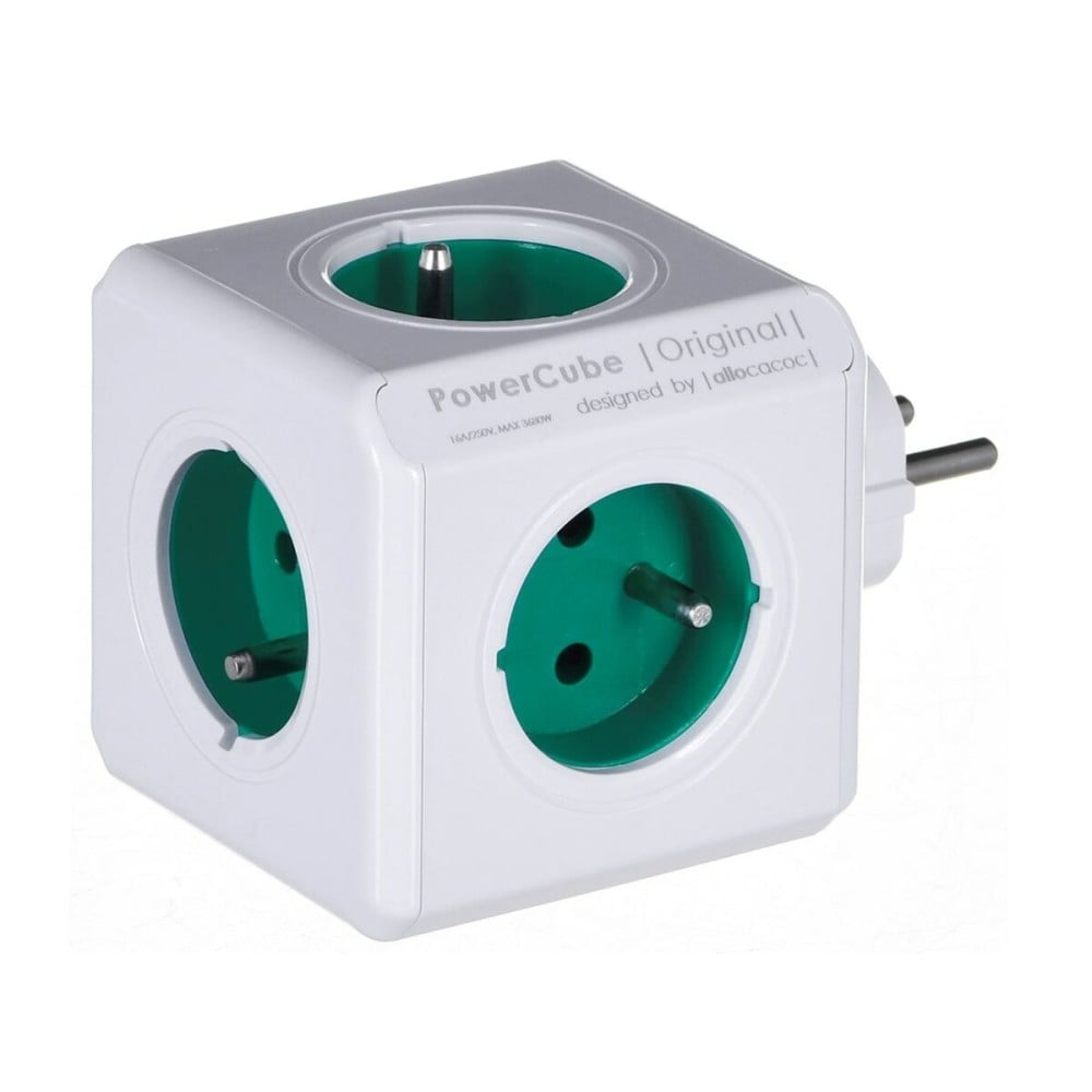 Plug adapter Allocacoc 2100GN/FRORPC 230 V 16 A 5 Plugs