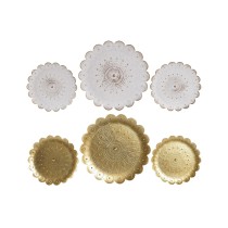 Figurine Décorative DKD Home Decor (2 Unités) Moderne (35 x 2 x 35 cm)
