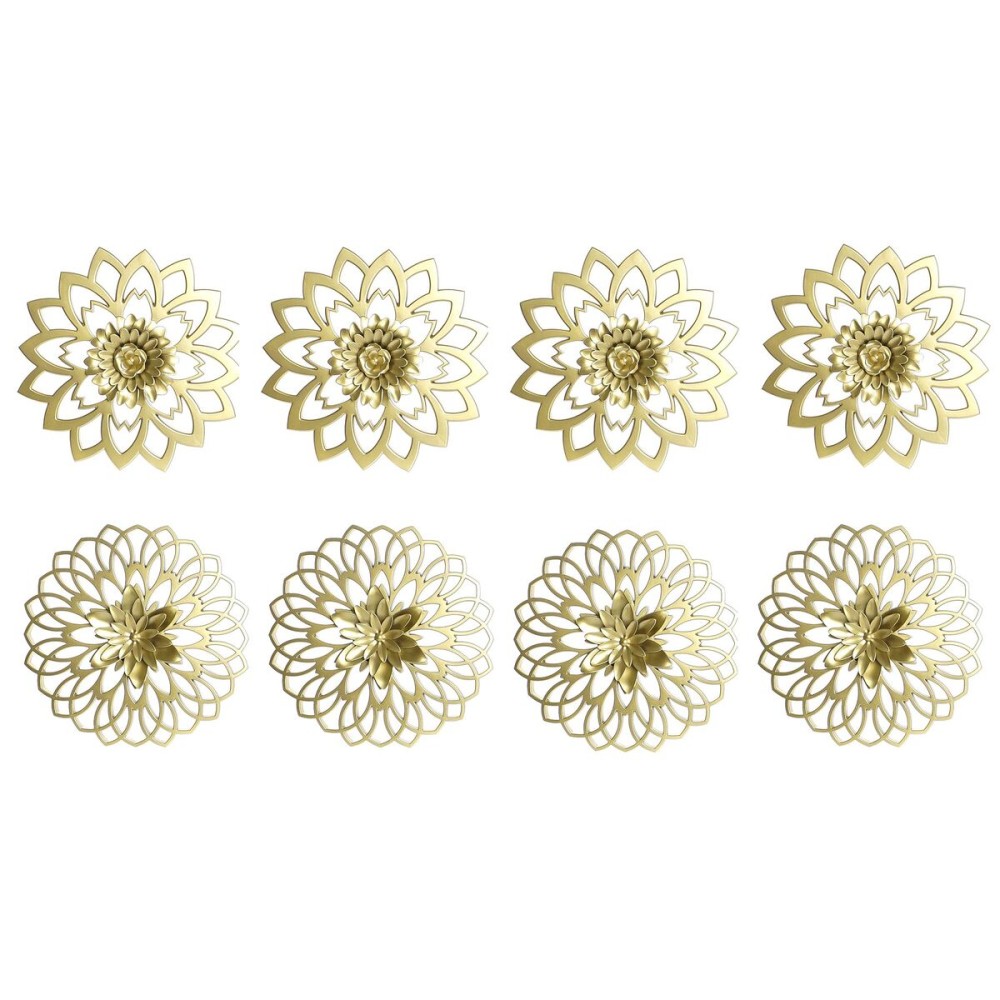 Figurine Décorative DKD Home Decor (4 Pièces) (2 Unités) (25 x 2 x 25 cm)