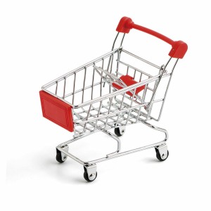 Körbchen für Finger-Food Quid Select Metall 12 x 11,5 x 8,5 cm Einkaufswagen (32 Stück)