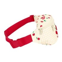 Belt Pouch Safta Cherry Beige 23 x 12 x 9 cm