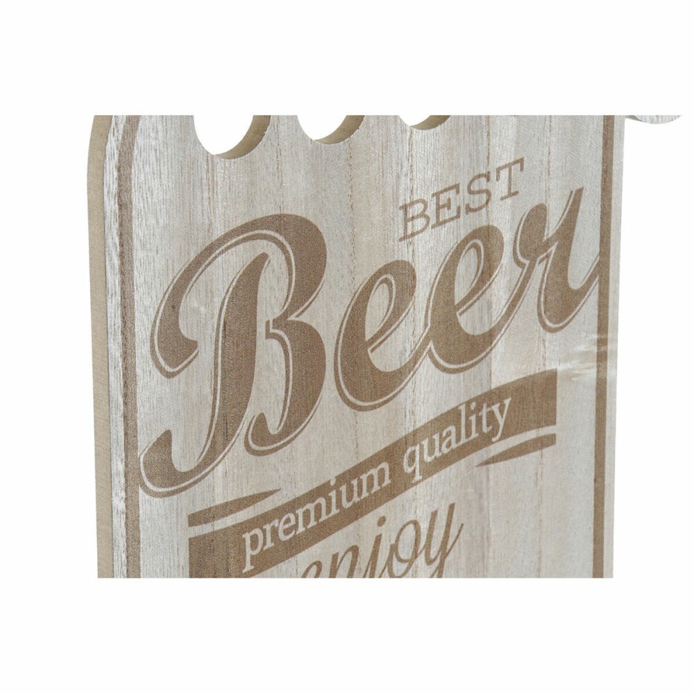 Décoration murale DKD Home Decor MDF Bière (25 x 1 x 55 cm)