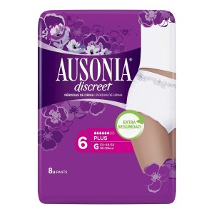 Inkontinenzeinlagen Ausonia Discreet groß (8 uds)