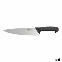 Couteau Chef Sabatier Pro Tech Acier Métal 25 cm (6 Unités)