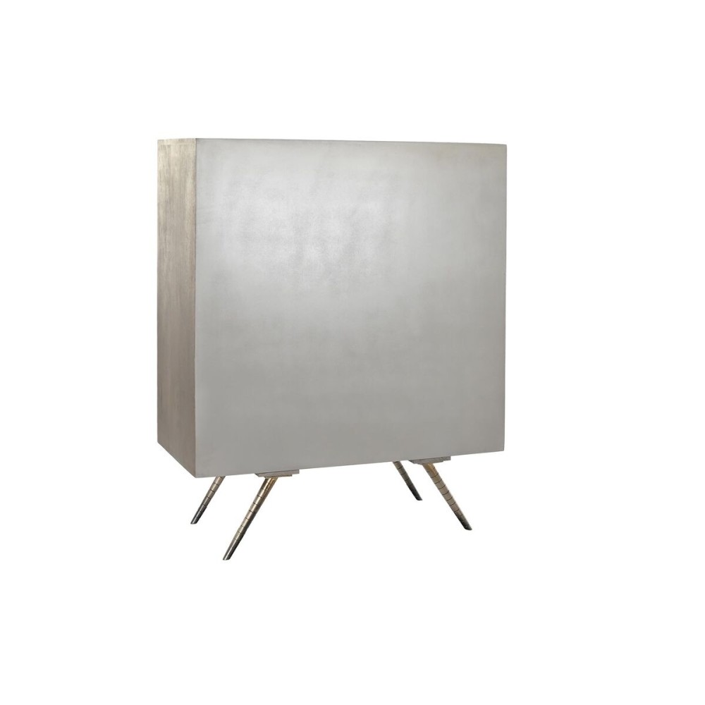 Buffet DKD Home Decor Blanc Gris Doré Laiton Bois de manguier 93 x 41 x 114 cm