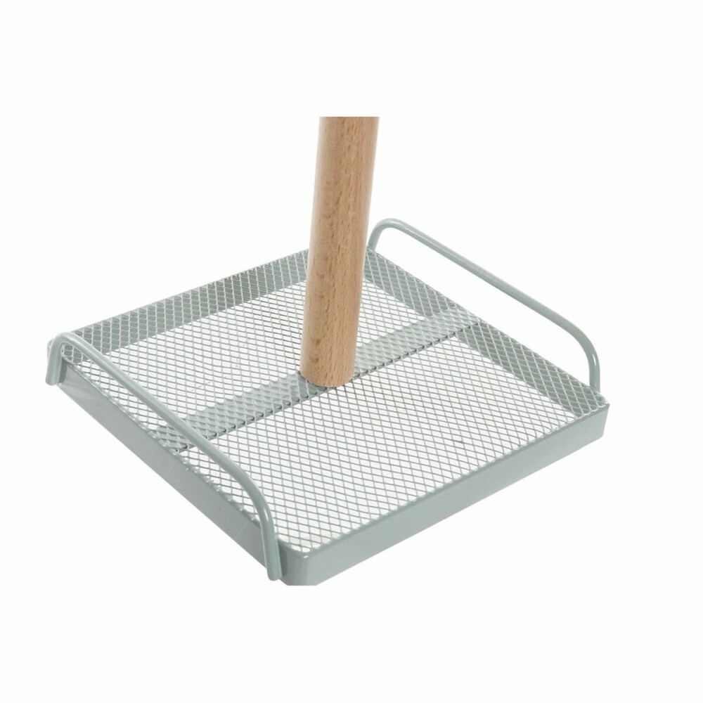 Kitchen Paper holder DKD Home Decor Beige Metal Mint Pinewood (16 x 15 x 29,5 cm) (2 Units)