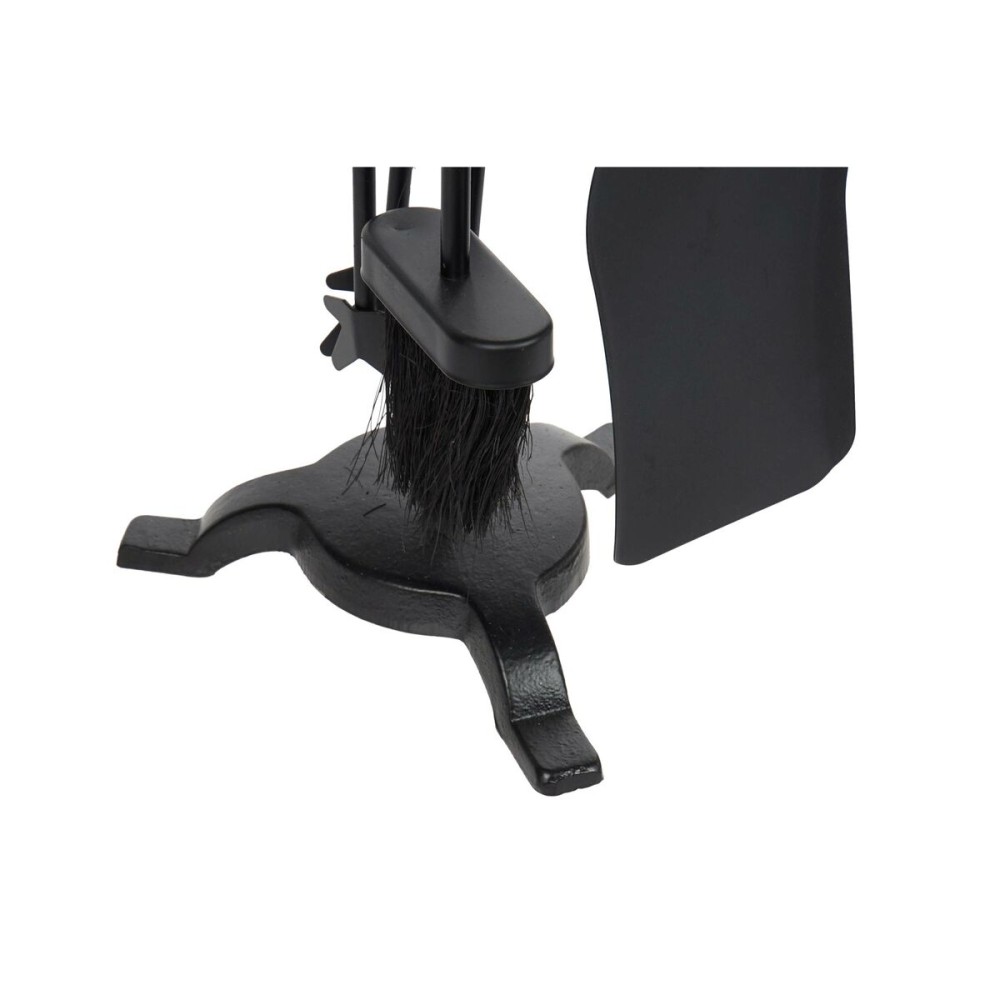 Fireplace Utensils DKD Home Decor Black Cast iron (21,5 x 21,5 x 66 cm)