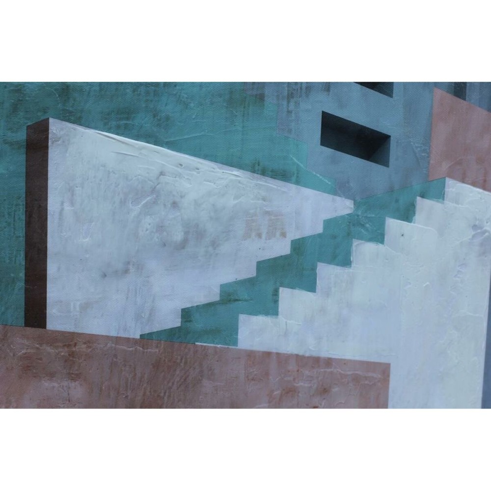 Leinwand DKD Home Decor Leinwand Holz MDF 70 x 1,8 x 50 cm