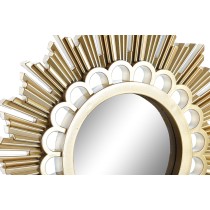 Horloge Murale DKD Home Decor Miroir PP (25 x 2,5 x 25 cm) (2 Unités)