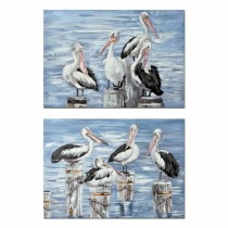 Toile DKD Home Decor Toile Bois MDF 100 x 3 x 70 cm