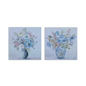 Leinwand DKD Home Decor Leinwand Holz MDF 80 x 2,8 x 80 cm