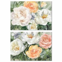 Leinwand DKD Home Decor Leinwand Holz MDF 90 x 2,5 x 60 cm