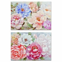 Leinwand DKD Home Decor Leinwand Holz MDF 100 x 3 x 70 cm