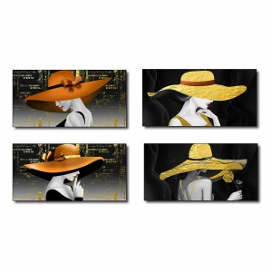 Leinwand DKD Home Decor Leinwand Holz MDF 100 x 2,5 x 50 cm