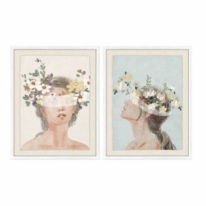Cadre DKD Home Decor Verre Bouleau 55 x 2,5 x 70 cm