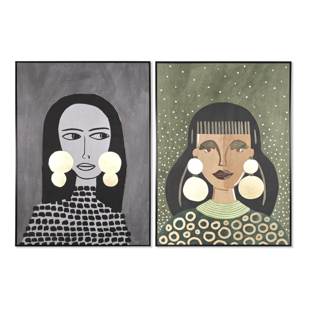 Canvas DKD Home Decor polystyrene Canvas 102,5 x 4,3 x 142,6 cm 103 x 4,5 x 143 cm