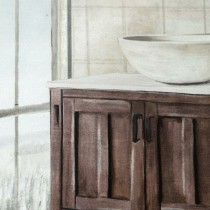 Toile DKD Home Decor polystyrène Toile 40 x 2 x 40 cm 42 x 2 x 42 cm
