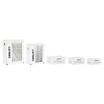 Set of Baskets DKD Home Decor White Black Beige MDF Wood 40 x 30 x 56 cm 5 Pieces (5 Units)