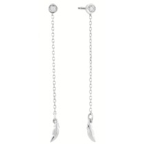 Damenohrringe Secrecy E8245CDAWA900 Sterlingsilber 5 cm