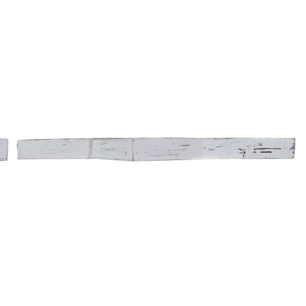 Centerpiece DKD Home Decor White Wood 57 x 54 x 3 cm (3 Pieces)