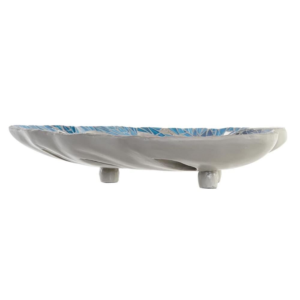 Centerpiece DKD Home Decor Blue Green Resin Crystal 45 x 36 x 9 cm 43 x 36 x 9 cm (2 Units)
