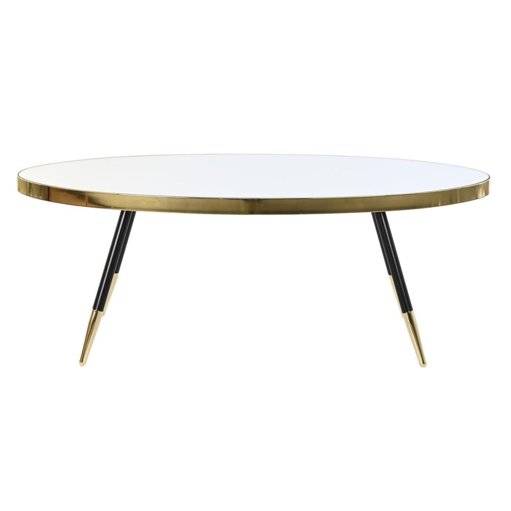 Tischdekoration DKD Home Decor 110 x 50 x 41,5 cm Spiegel Schwarz Gold Stahl Aluminium