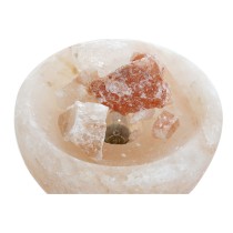 Leuchtende Dekoration DKD Home Decor Salz Orange 15 W 15 x 15 x 12 cm