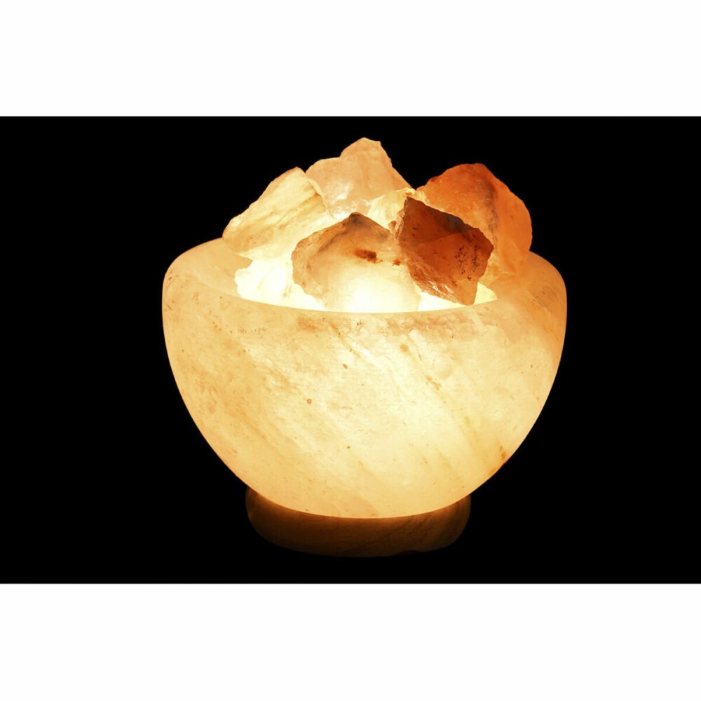 Leuchtende Dekoration DKD Home Decor Salz Orange 15 W 15 x 15 x 12 cm