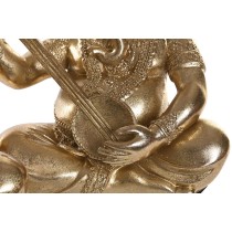 Deko-Figur DKD Home Decor Gold Harz Indianer (31 x 15,5 x 30 cm) (3 Stück)