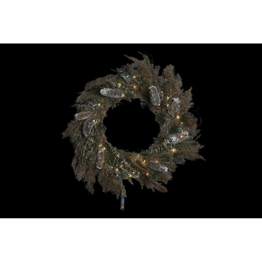 Weihnachtskranz DKD Home Decor Blume (60 x 10 x 60 cm) (2 Stück)