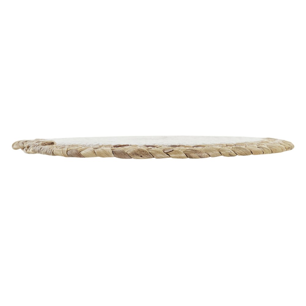 Table Mat DKD Home Decor Individual Cotton Fibre (20 x 20 x 1 cm) (2 Units)