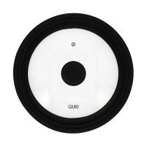 Pan lid Quid Ebano Black Glass Ø 28 cm