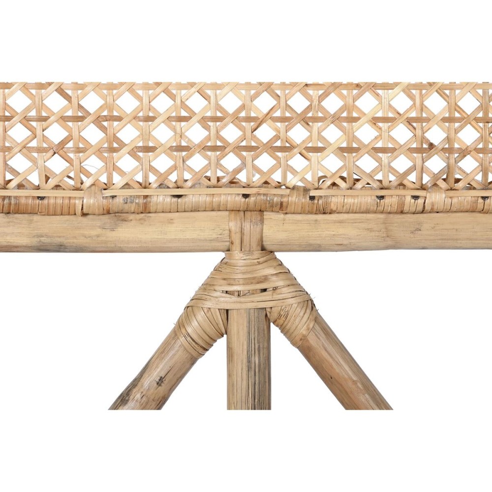 Kopfende des Betts DKD Home Decor natürlich Braun Bunt Metall Bambus 30 x 40 cm 100 x 4 x 90 cm 102 x 4 x 127 cm
