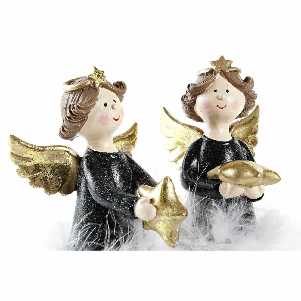 Christmas bauble DKD Home Decor Resin Angel (8 x 9 x 20 cm) (2 Units)